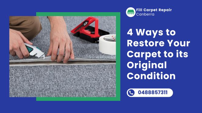 Restore Your Carpet in Canberra